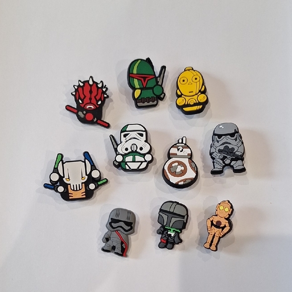 10 Star Wars Croc Charms (Jibbitz) - Picture 1 of 1